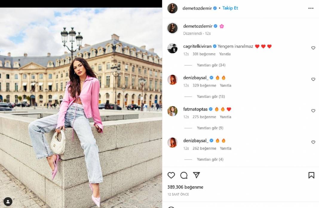 Demet Özdemir  Instagram'daki bu fotoğrafı binlerce beğeni aldı! 4