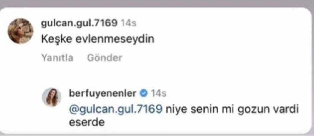 Berfu Yenenler o videosuyla gündemde! Takipçisinin o yorumunu es geçmedi, cevabını tokat gibi yapıştırdı: "Senin mi gözün vardı?" 8