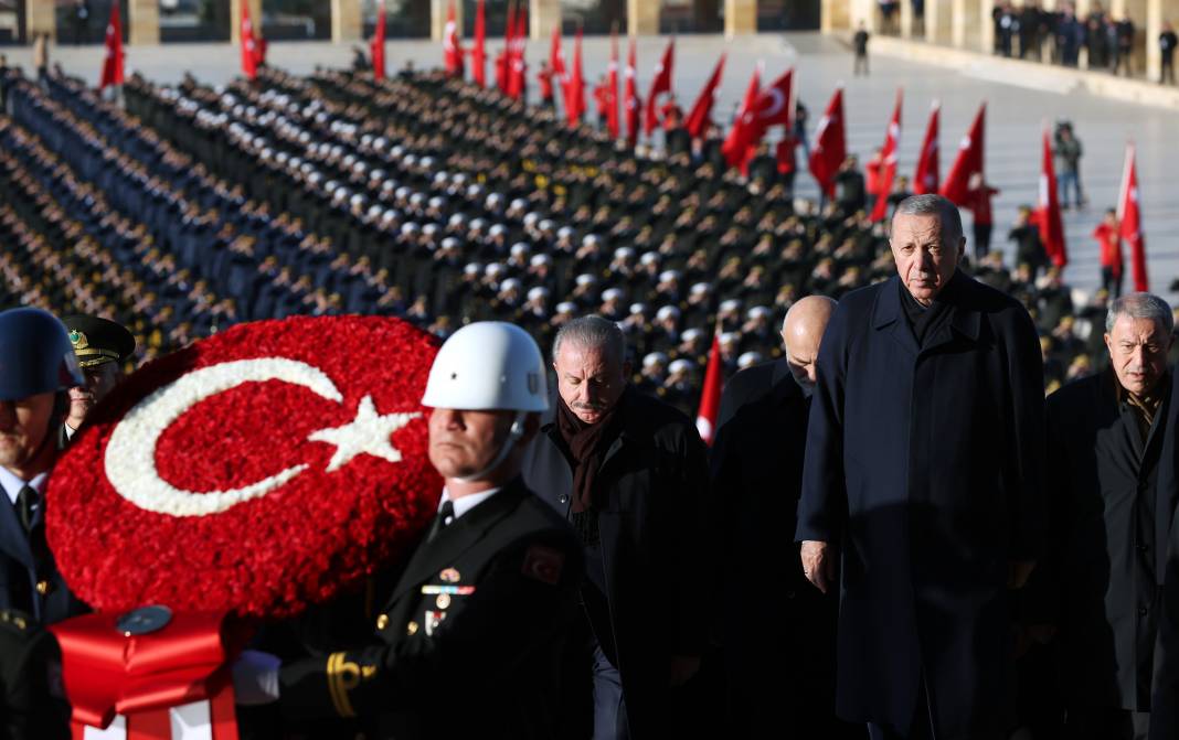 Devlet erkanı Anıtkabir'e geldi! Mustafa Kemal Atatürk için tören düzenlendi! 11