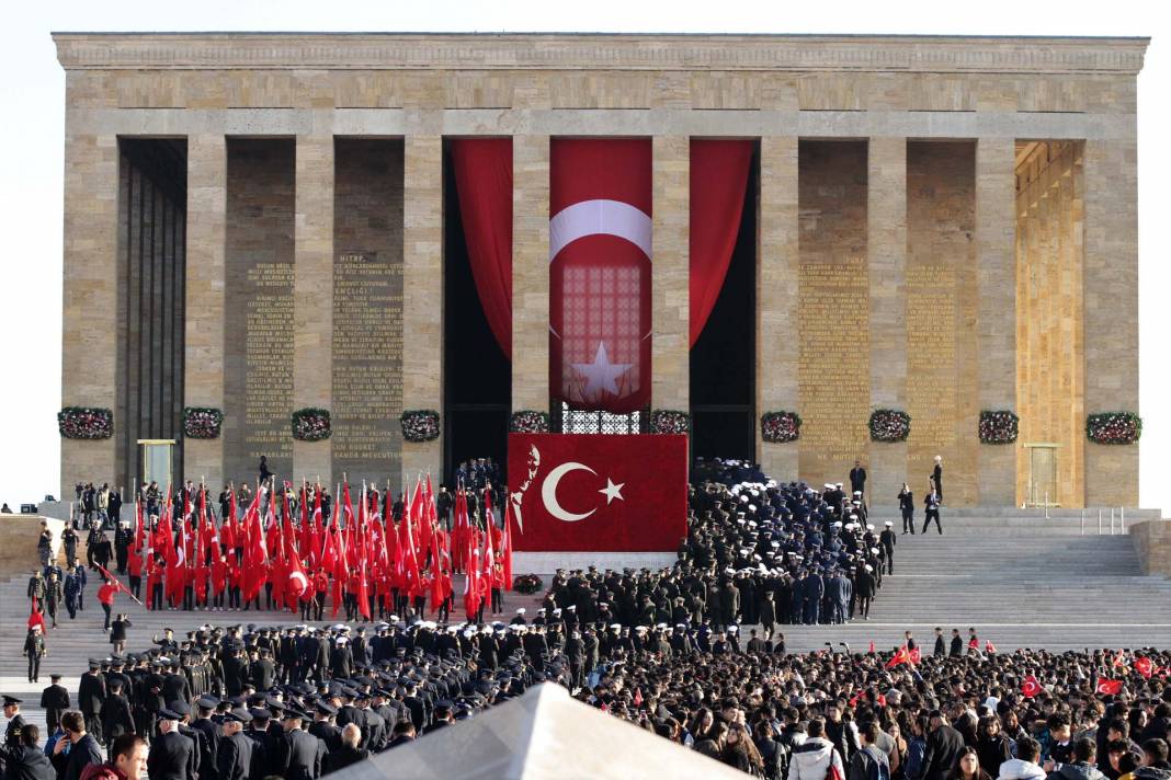 Devlet erkanı Anıtkabir'e geldi! Mustafa Kemal Atatürk için tören düzenlendi! 13