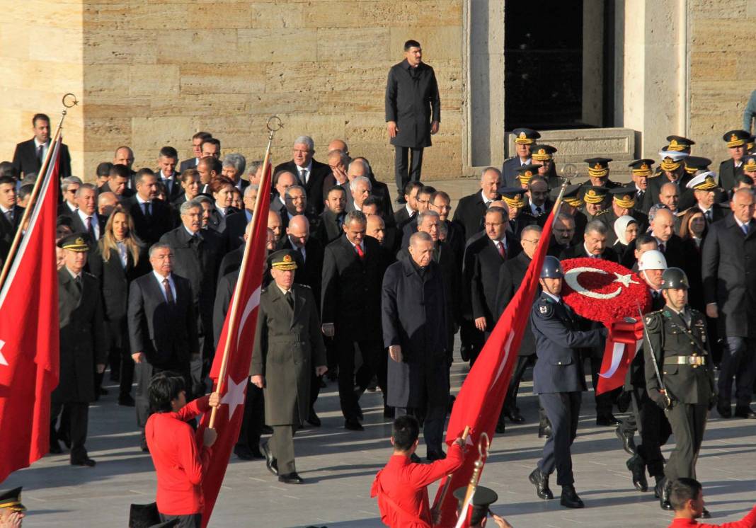 Devlet erkanı Anıtkabir'e geldi! Mustafa Kemal Atatürk için tören düzenlendi! 20