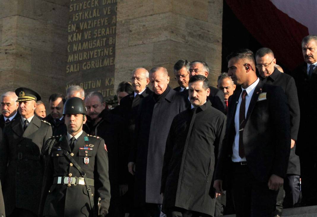 Devlet erkanı Anıtkabir'e geldi! Mustafa Kemal Atatürk için tören düzenlendi! 21