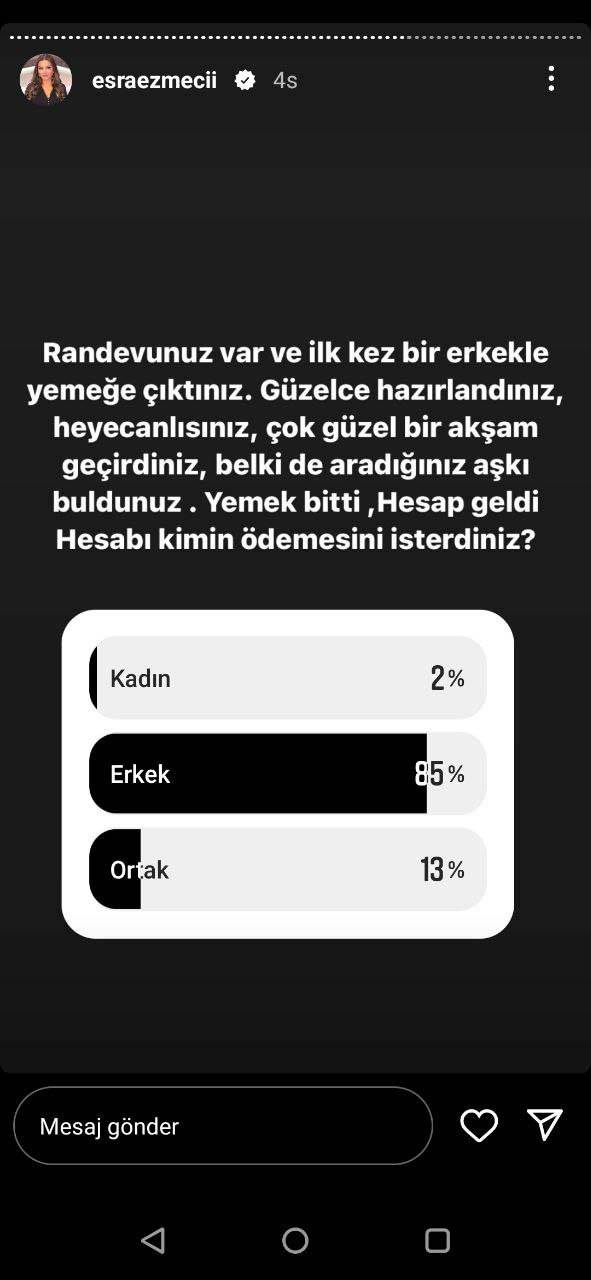 "Hesabı erkek öder" diyen Ünlü psikolog Esra Ezmeci kendisini eleştirenleri tiye aldı! "Sen hesabı ödemesen de olur..." 6