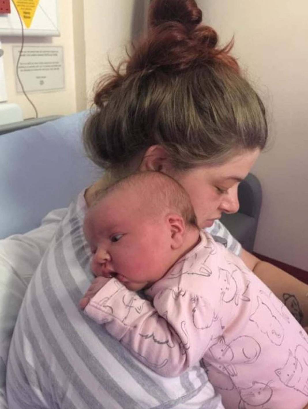 Yeni doğum yapan anne, bebeğini görünce gözlerine inanamadı! Bebeği o kadar büyüktü ki... 3