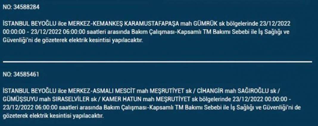 İstanbullular dikkat, elektrikleriniz kesilecek! İşte BEDAŞ'ın yarınki elektrik kesintisi için uyardığı ilçe ve mahalleler... 9