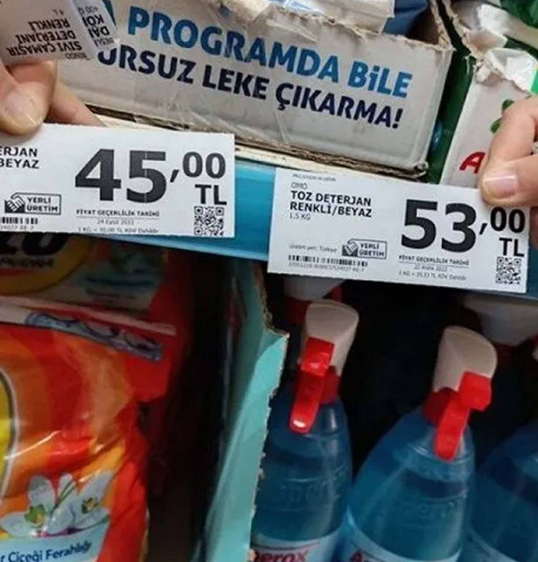 2023 asgari ücreti açıklanınca harekete geçtiler! Zincir marketlerde zamlar devreye girdi, etiketler değişti 4