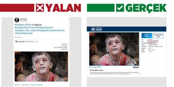 'Barış Pınarı Harekatı' aleyhine sahte fotoğraflarla manipülasyon yapılıyor!