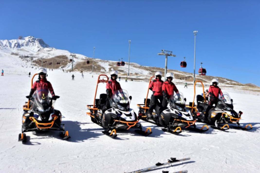 Erciyes'in güvenliğini  Jandarma Arama Kurtarma ekipleri sağlıyor! 2