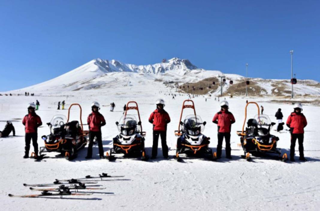 Erciyes'in güvenliğini  Jandarma Arama Kurtarma ekipleri sağlıyor! 4