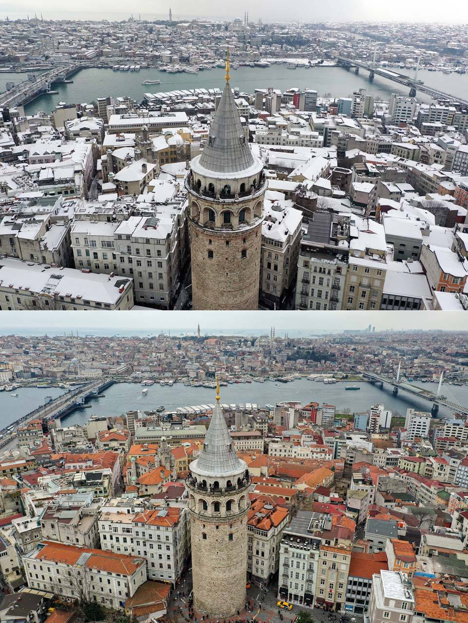 İstanbul'da en kurak kış ayı yaşanıyor! Geçmiş yıllara ait kar manzaraları herkesi üzdü! 1