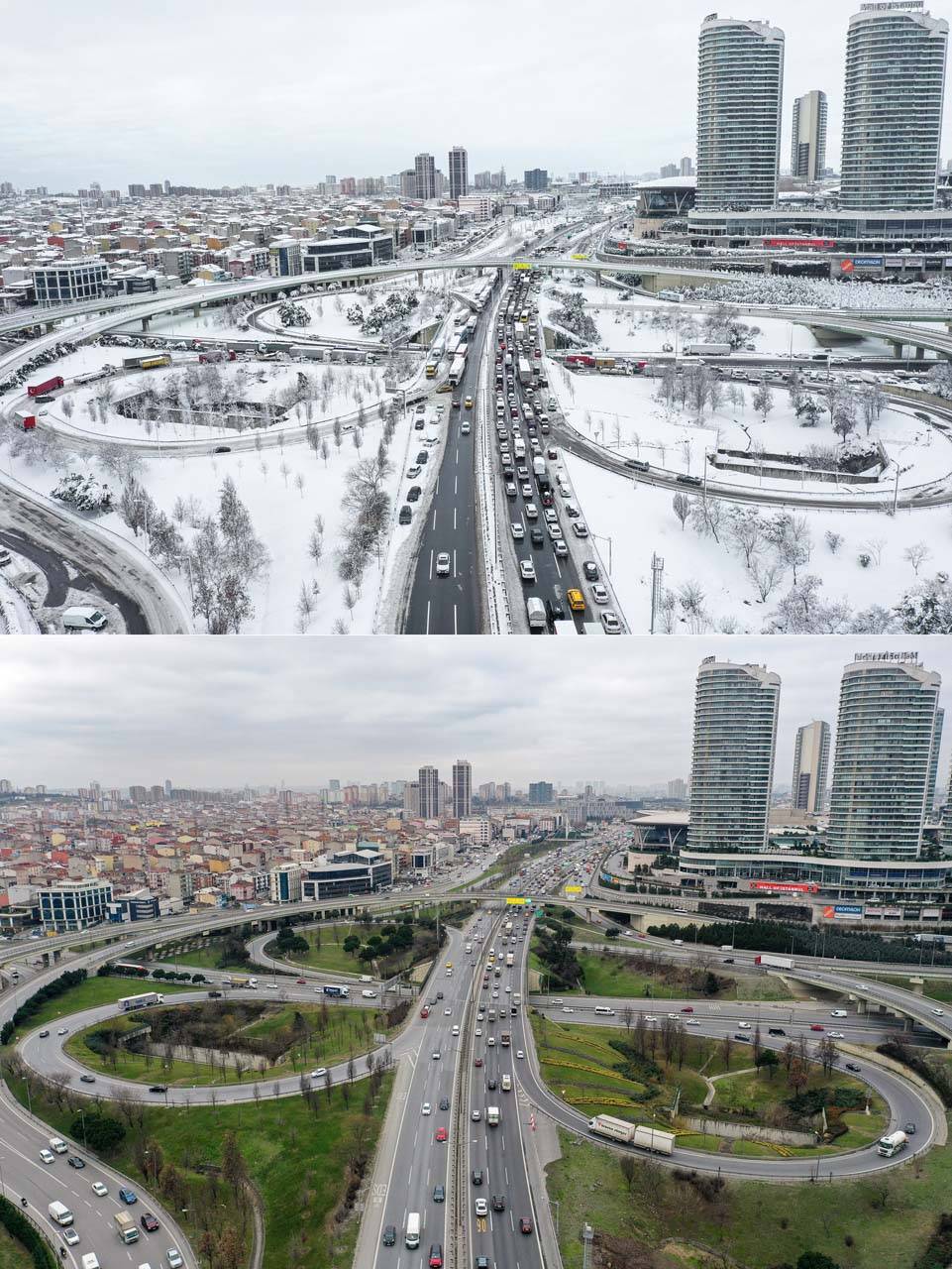 İstanbul'da en kurak kış ayı yaşanıyor! Geçmiş yıllara ait kar manzaraları herkesi üzdü! 11