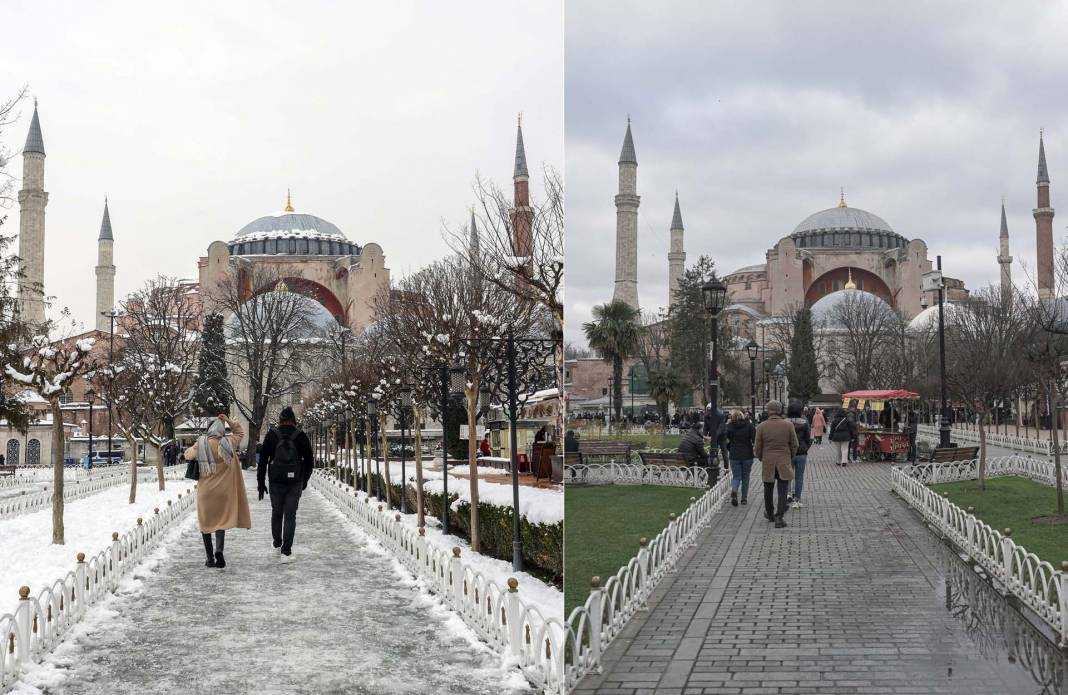 İstanbul'da en kurak kış ayı yaşanıyor! Geçmiş yıllara ait kar manzaraları herkesi üzdü! 15