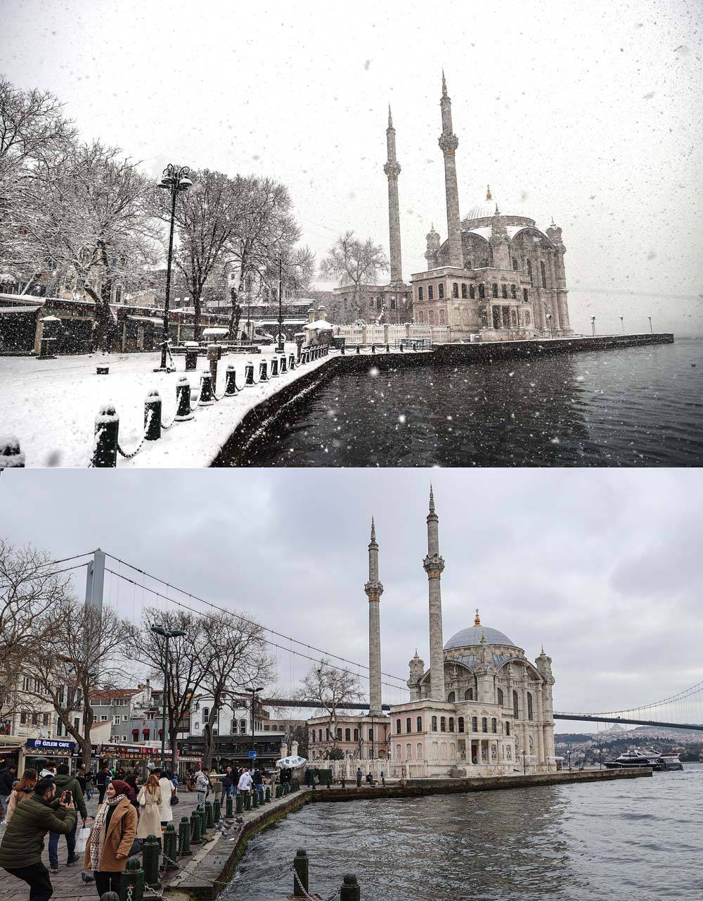 İstanbul'da en kurak kış ayı yaşanıyor! Geçmiş yıllara ait kar manzaraları herkesi üzdü! 3