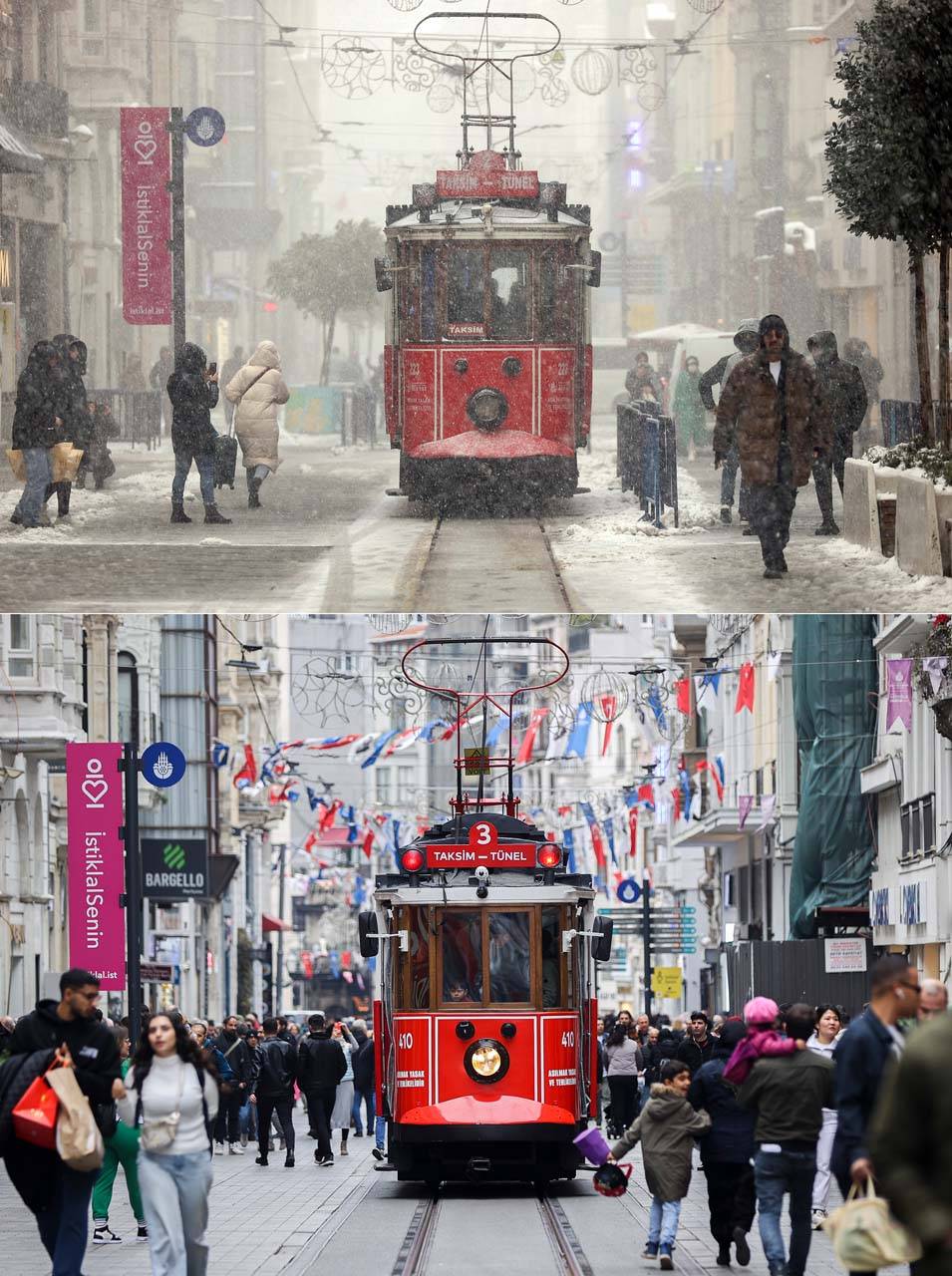 İstanbul'da en kurak kış ayı yaşanıyor! Geçmiş yıllara ait kar manzaraları herkesi üzdü! 4