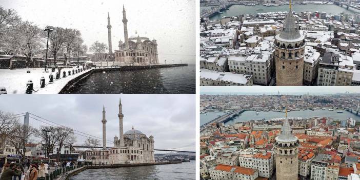 İstanbul'da en kurak kış ayı yaşanıyor! Geçmiş yıllara ait kar manzaraları herkesi üzdü!