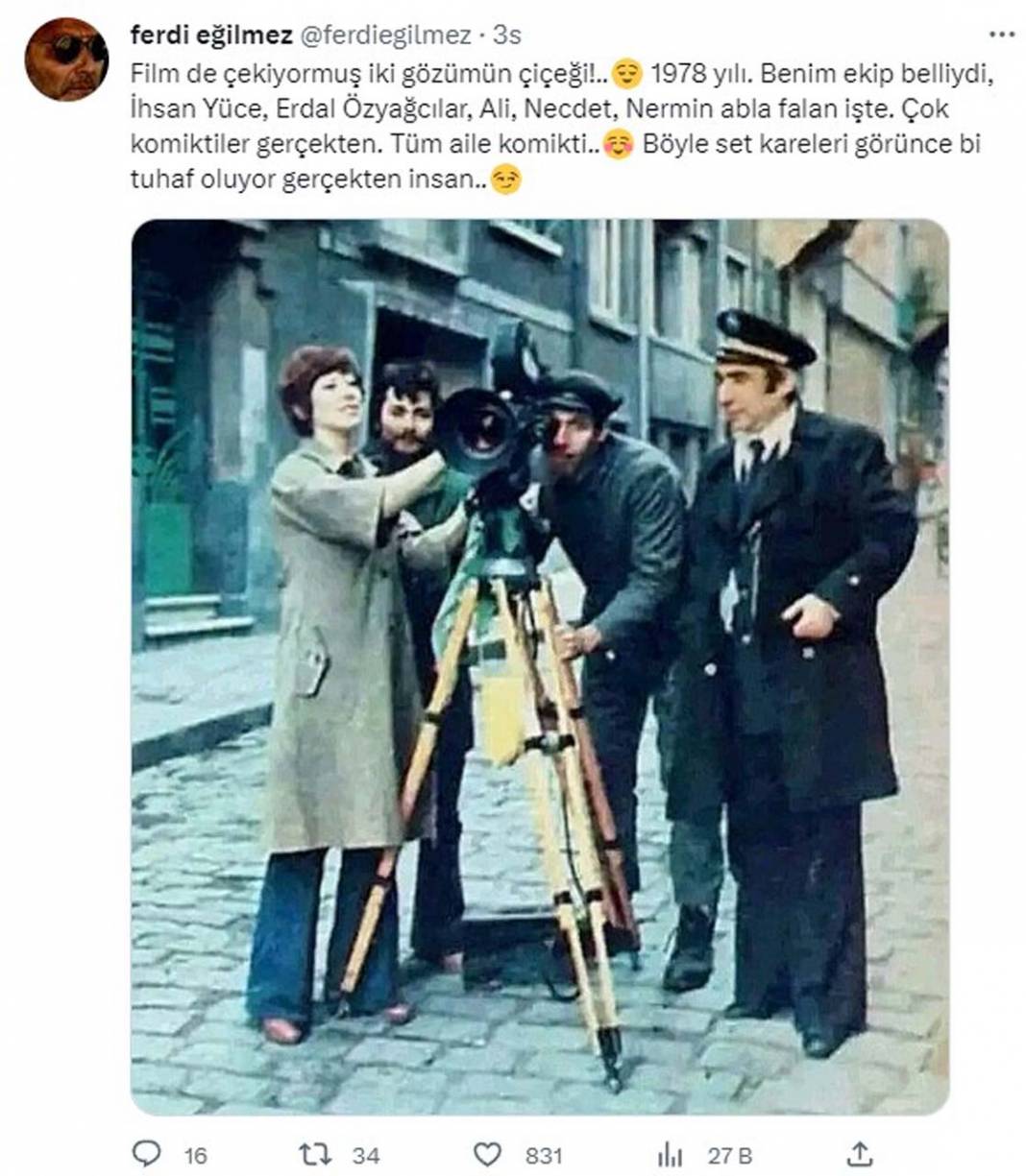 Çöpçüler Kralı filminden ilk kez kamera arkası görüntüleri geldi! Herkesi duygulandıran o fotoğraf! 3