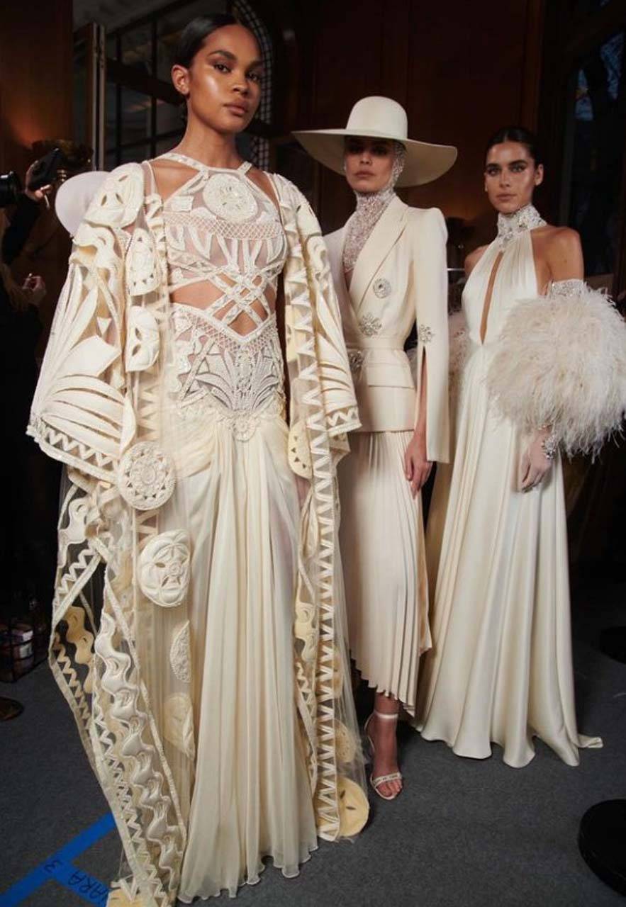 Yılın çok konuşulacak defilesi Zuhair Murad'dan geldi! Paris Haute Couture podyumları yıkıldı! 10