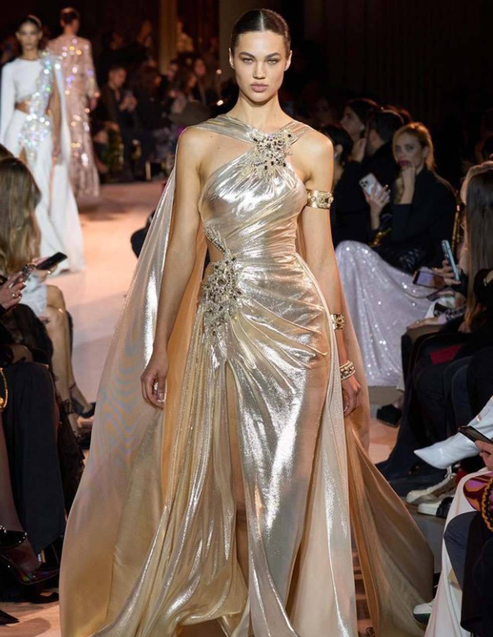 Yılın çok konuşulacak defilesi Zuhair Murad'dan geldi! Paris Haute Couture podyumları yıkıldı! 2