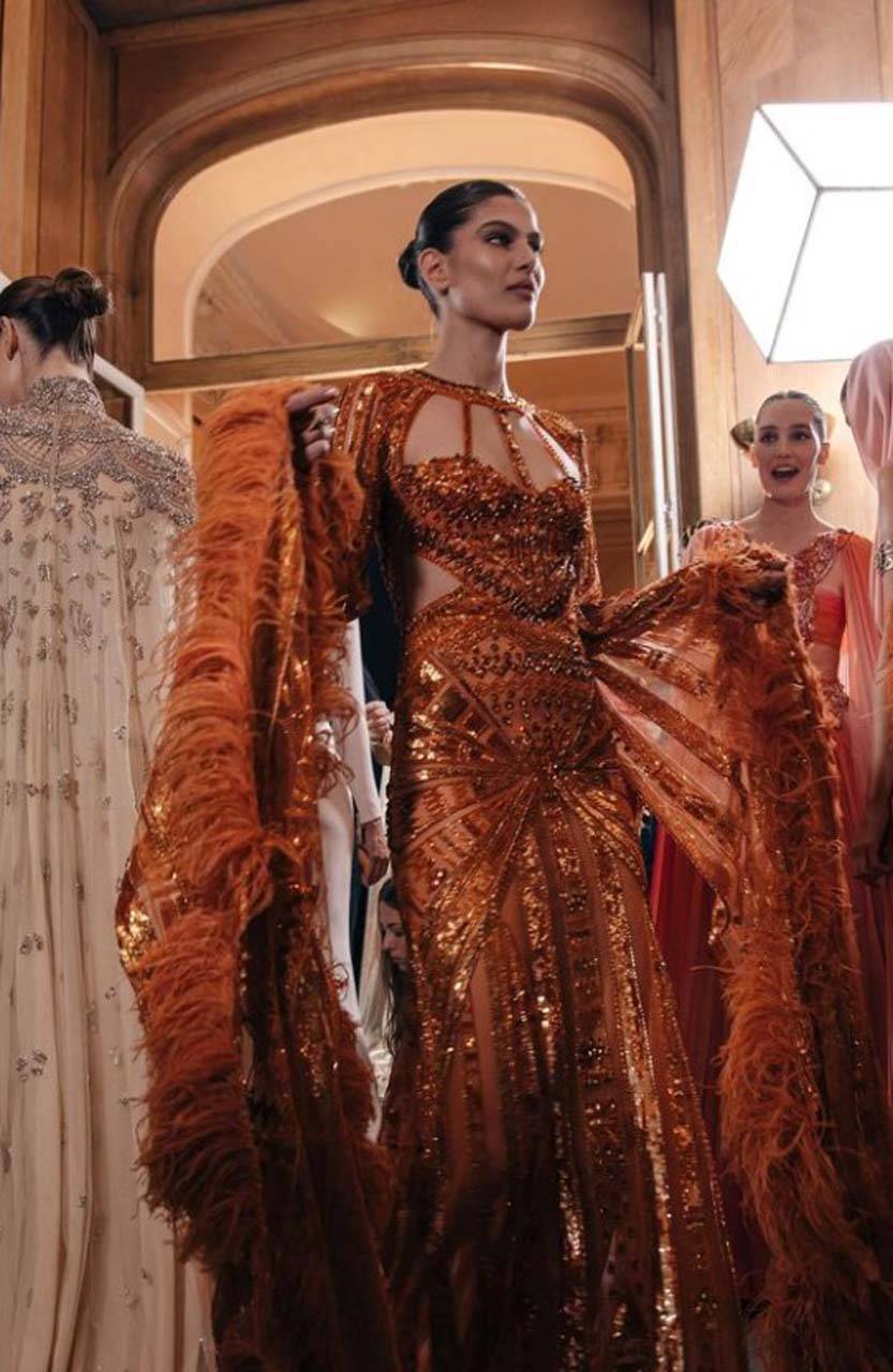 Yılın çok konuşulacak defilesi Zuhair Murad'dan geldi! Paris Haute Couture podyumları yıkıldı! 22