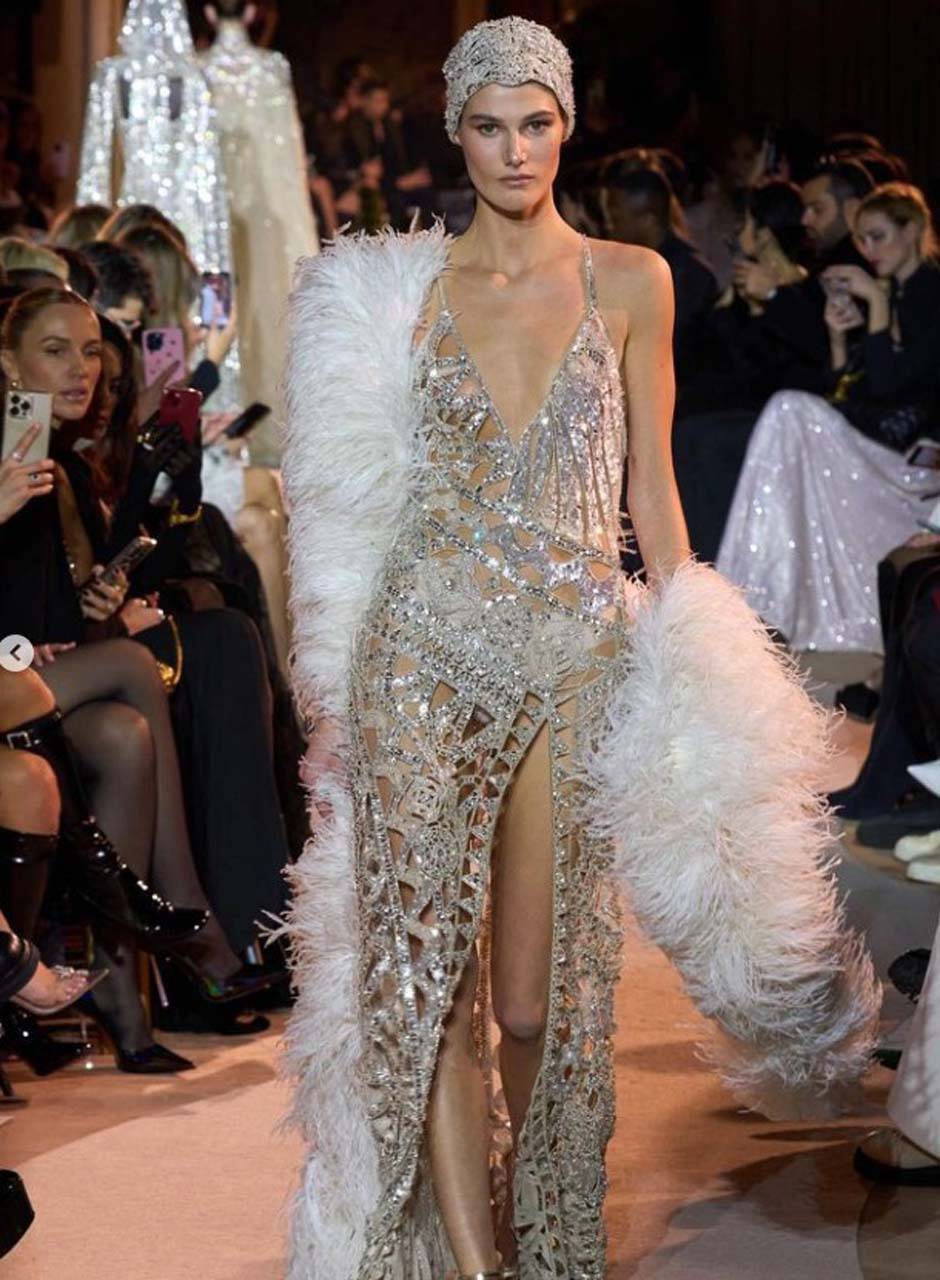 Yılın çok konuşulacak defilesi Zuhair Murad'dan geldi! Paris Haute Couture podyumları yıkıldı! 5