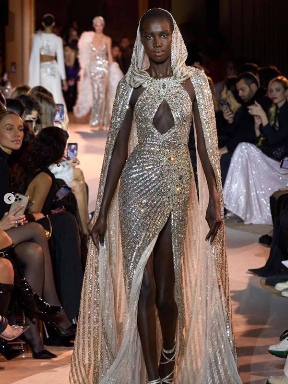 Yılın çok konuşulacak defilesi Zuhair Murad'dan geldi! Paris Haute Couture podyumları yıkıldı! 6