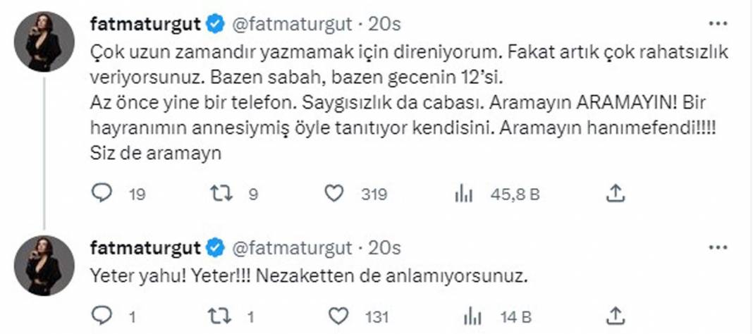 Fatma Turgut sosyal medyadan gelen taciz mesajlarına dayanamadı! Hepsini yayınladı! 4