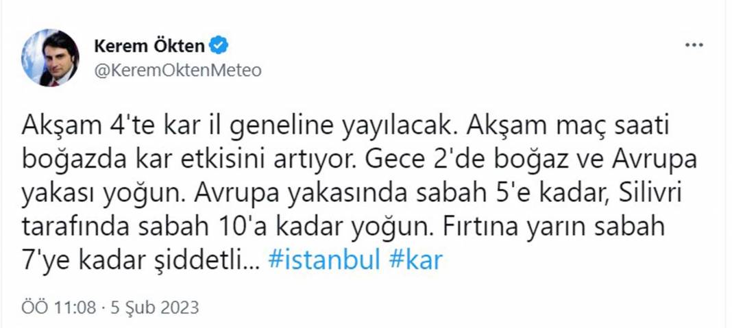 Kar kahini Kerem Ökten, saat verdi! İstanbul'da beklenen kar yağışı Avrupa yakasını fena vuracak! O ilçelerde yaşayanlar dikkat! 4