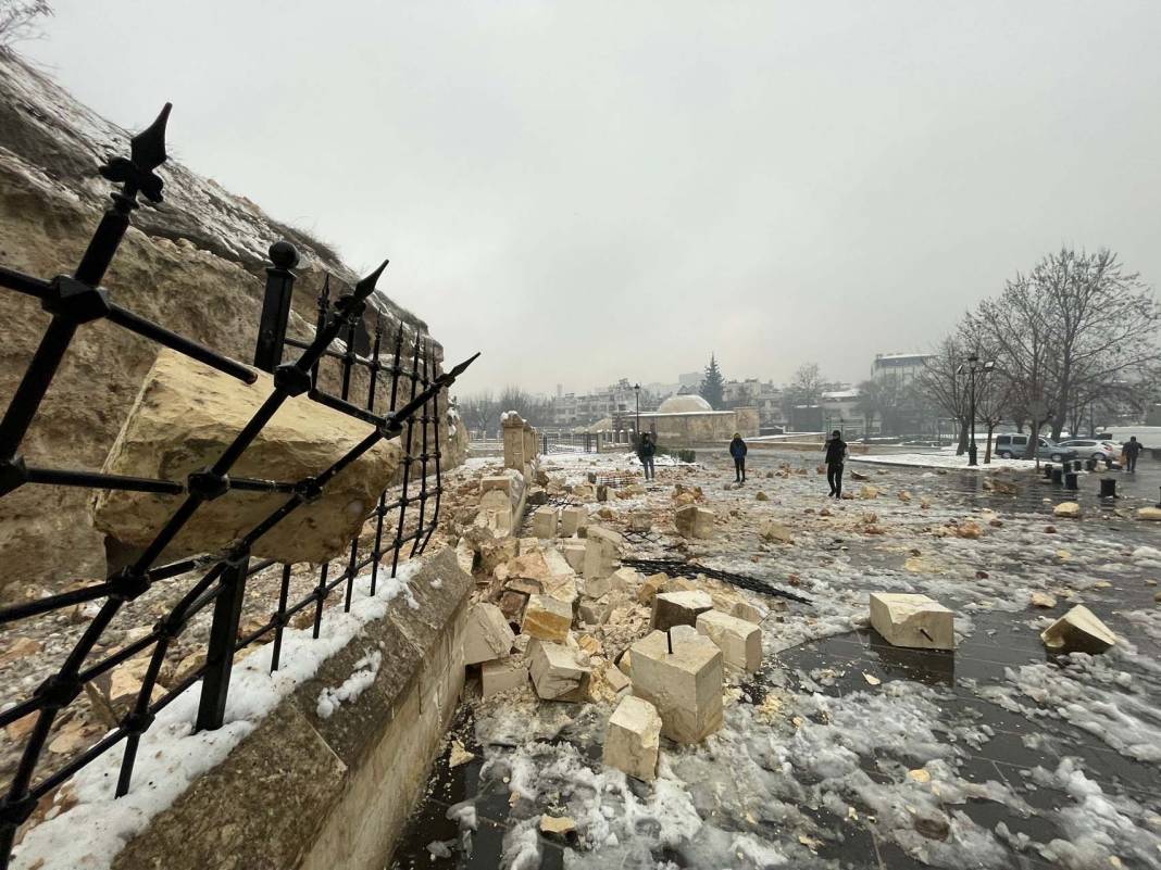 Kahramanmaraş'taki 7.4 deprem Gaziantep Kalesi'ni yıktı! İşte kalenin son durumu... 7