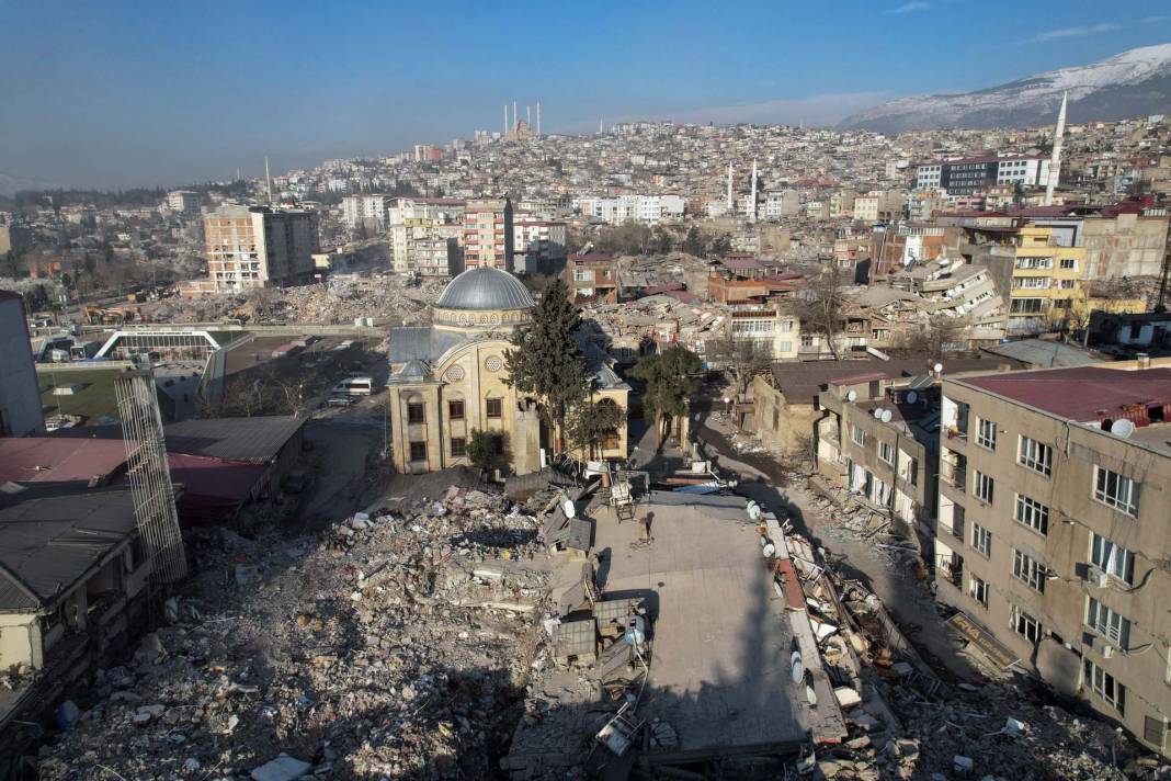 Yıkık bir şehir, yarım kalan hayatlar... Kahramanmaraş'taki son durum havadan görüntülendi 6