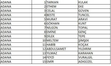 Memleket Partisi milletvekili aday listesi belli oldu, il il memleket Partisi aday listesi 1