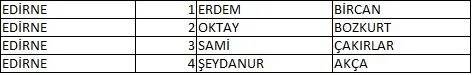 Memleket Partisi milletvekili aday listesi belli oldu, il il memleket Partisi aday listesi 25