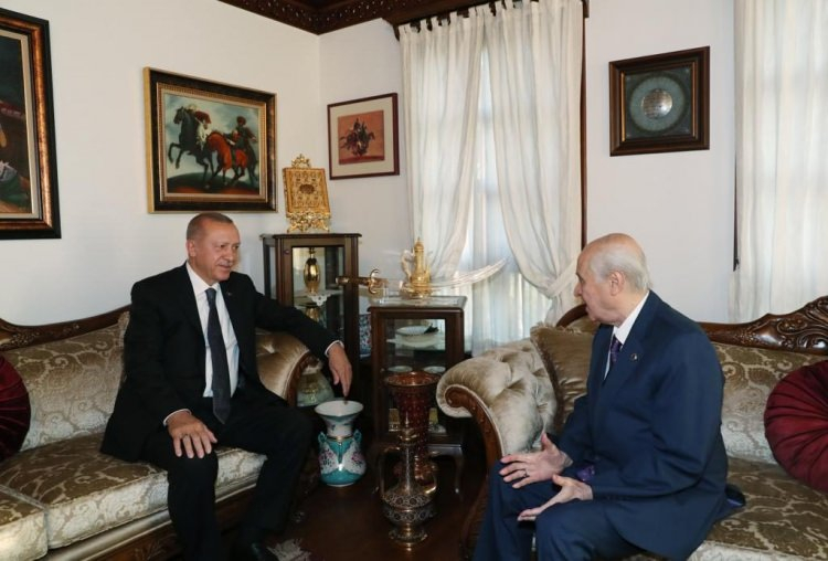 Cumhurbaşkanı Erdoğan'dan MHP lideri Bahçeli'ye anlamlı ziyaret! 16
