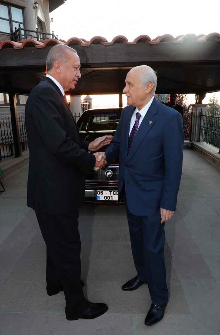Cumhurbaşkanı Erdoğan'dan MHP lideri Bahçeli'ye anlamlı ziyaret! 8