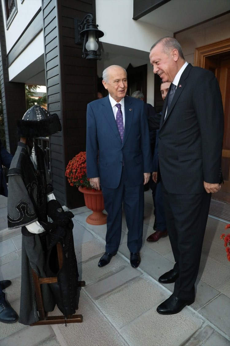 Cumhurbaşkanı Erdoğan'dan MHP lideri Bahçeli'ye anlamlı ziyaret! 9