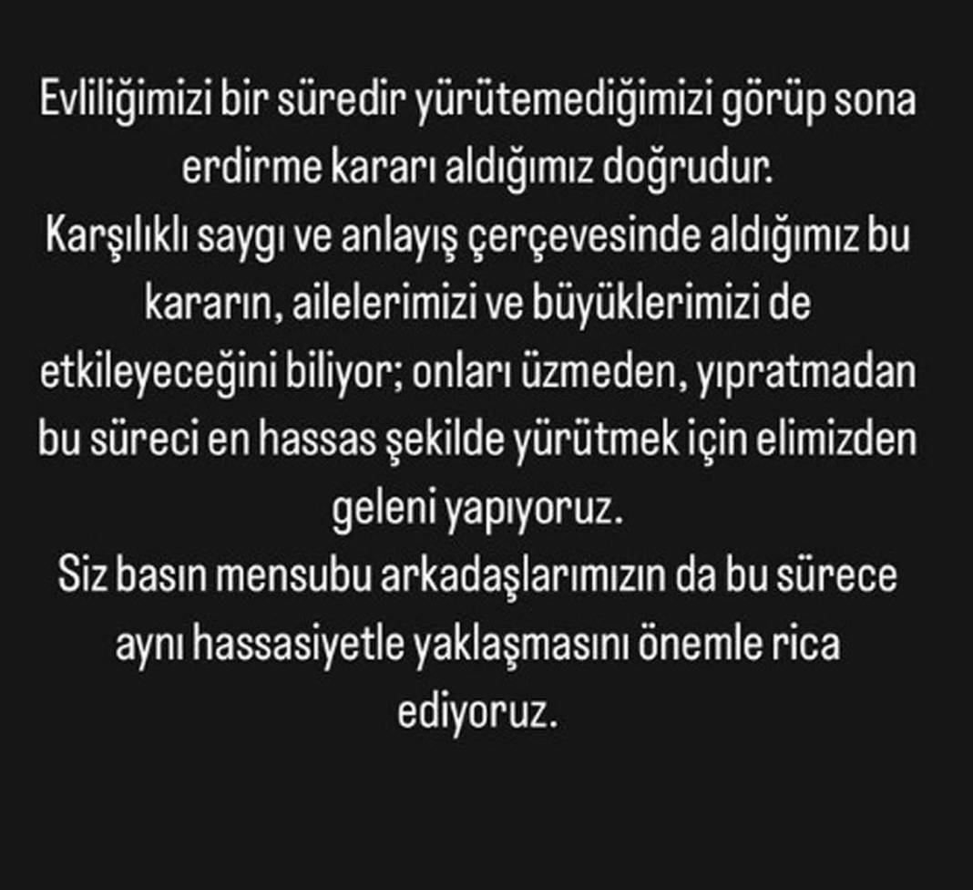 Demet Özdemir ve Oğuzhan Koç çifti boşanıyor! Evliliklerini bitirdiklerini sosyal medyadan duyurdular! 6