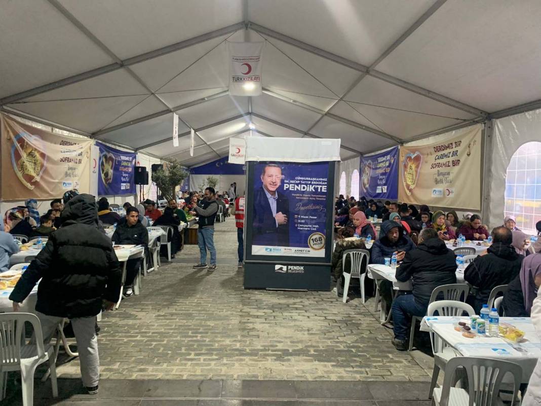 Pendik Kızılay çadırında Ramazan boyunca 2000 kişiye iftar 7