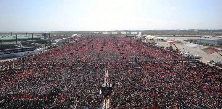 AK Parti'nin tarihi  İstanbul mitinginden muhteşem görüntüler 25