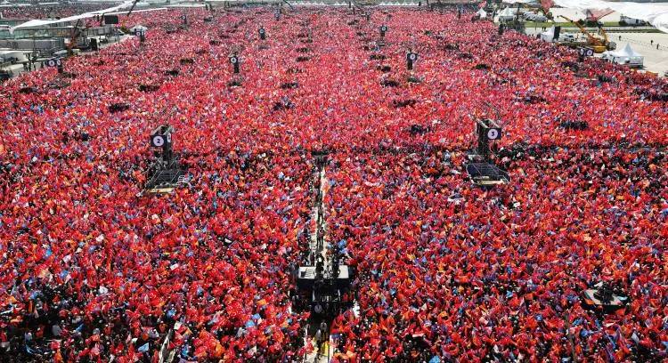 AK Parti'nin tarihi  İstanbul mitinginden muhteşem görüntüler 27