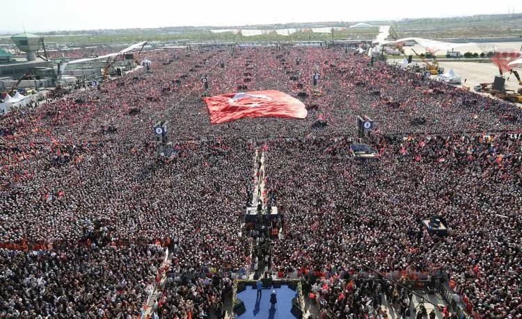 AK Parti'nin tarihi  İstanbul mitinginden muhteşem görüntüler 29