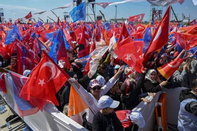 AK Parti'nin tarihi  İstanbul mitinginden muhteşem görüntüler 45