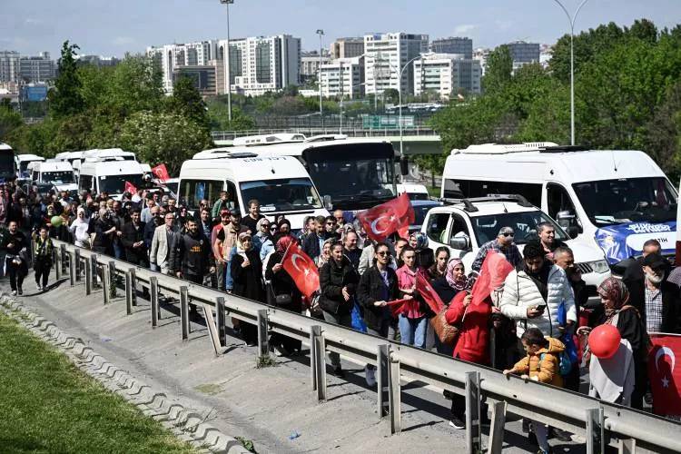 AK Parti'nin tarihi  İstanbul mitinginden muhteşem görüntüler 47