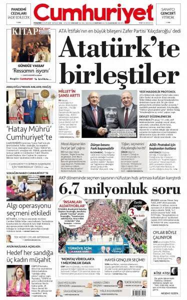 Kılıçdaroğlu, Özdağ protokolünü gazeteler bu gün nasıl gördü? 25 Mayıs 2023 perşembe gazete manşetleri 9