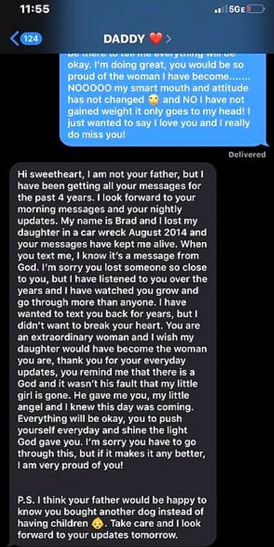 Hayatını kaybeden babasına yıllarca mesaj attı, gelen mesajla şoka girdi 7