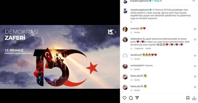 15 Temmuz'u unutmadılar tek yürek tek ses oldular, İşte ünlülerinden 15 Temmuz paylaşımları 20