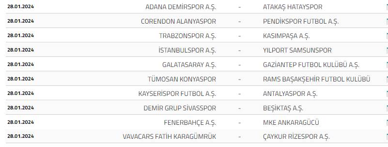 2023 - 2024 Trendyol Süper Lig fikstürü belli oldu, Ligler ne zaman başlıyor ne zaman bitiyor, derbiler kaçıncı hafta? İşte detaylar 27