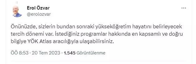 YKS sonuçları açıklandı! ÖSYM Başkanından çok önemli YKS açıklamaları! İşte tercih tarihleri! 17