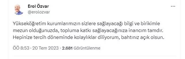 YKS sonuçları açıklandı! ÖSYM Başkanından çok önemli YKS açıklamaları! İşte tercih tarihleri! 21