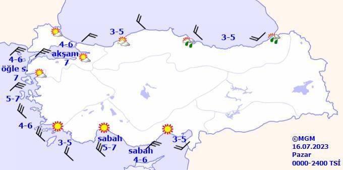 Ülke Geneli 23 Temmuz Pazar hava durumu nasıl olacak? Meteoroloji açıkladı! 9