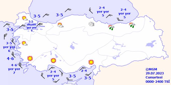 Ülke Geneli 29 Temmuz Cumartesi hava durumu nasıl olacak? Meteoroloji açıkladı! 11