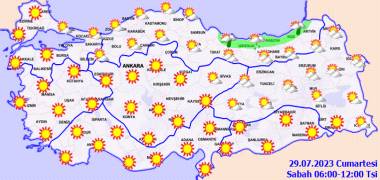 Ülke Geneli 29 Temmuz Cumartesi hava durumu nasıl olacak? Meteoroloji açıkladı! 12